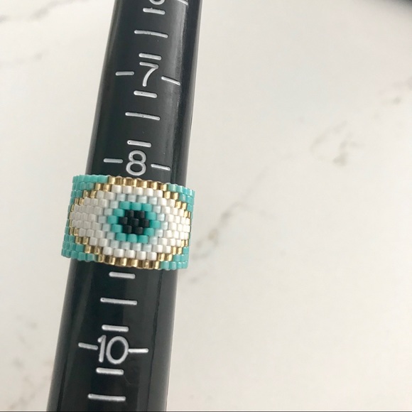 Handmade Ojito Evil Eye Ring - Picture 6 of 6